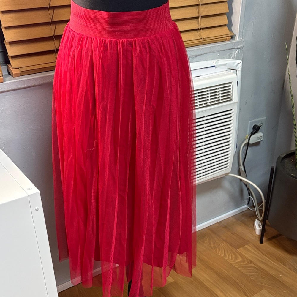 Torrid Scarlet A-Line Tulle Skirt